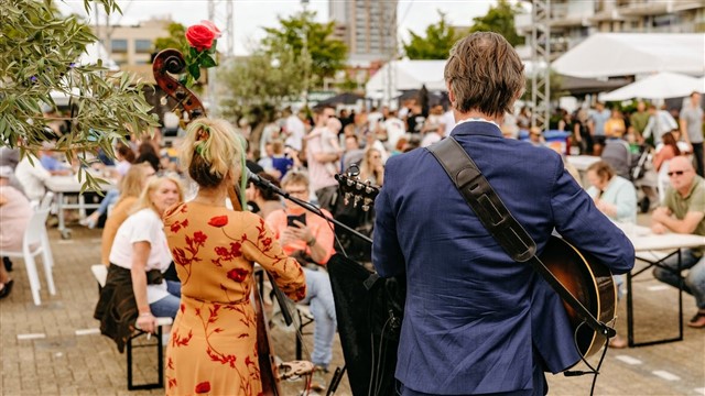 Duo Fris Muziek bij een borrel of receptie