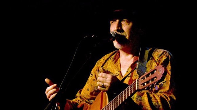Zanger Gitarist Miele achtergrondmuziek