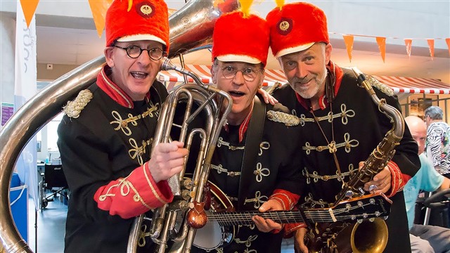 De Fanfare Band mobiele band actfoto De Fanfare Band mobiele band actfoto